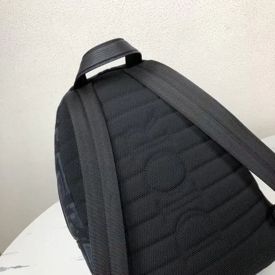 Rider Bucket Bag in Black Grained Calfskin