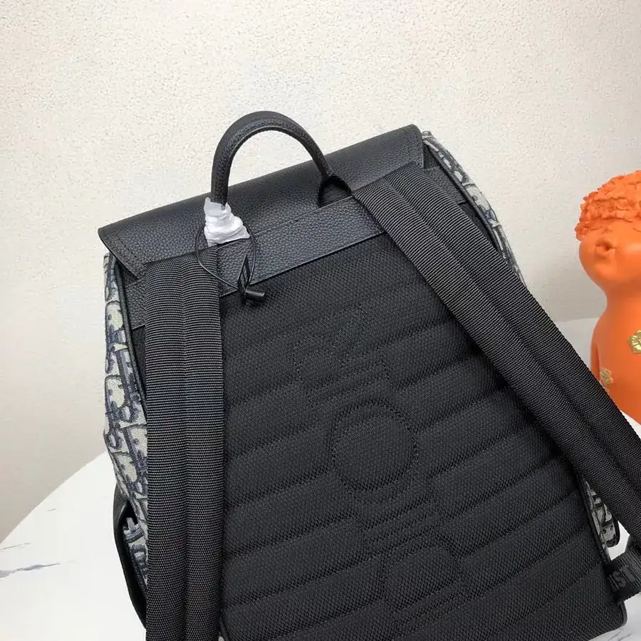 Dior Saddle Bag Grained Calfskin & Dior Oblique Print