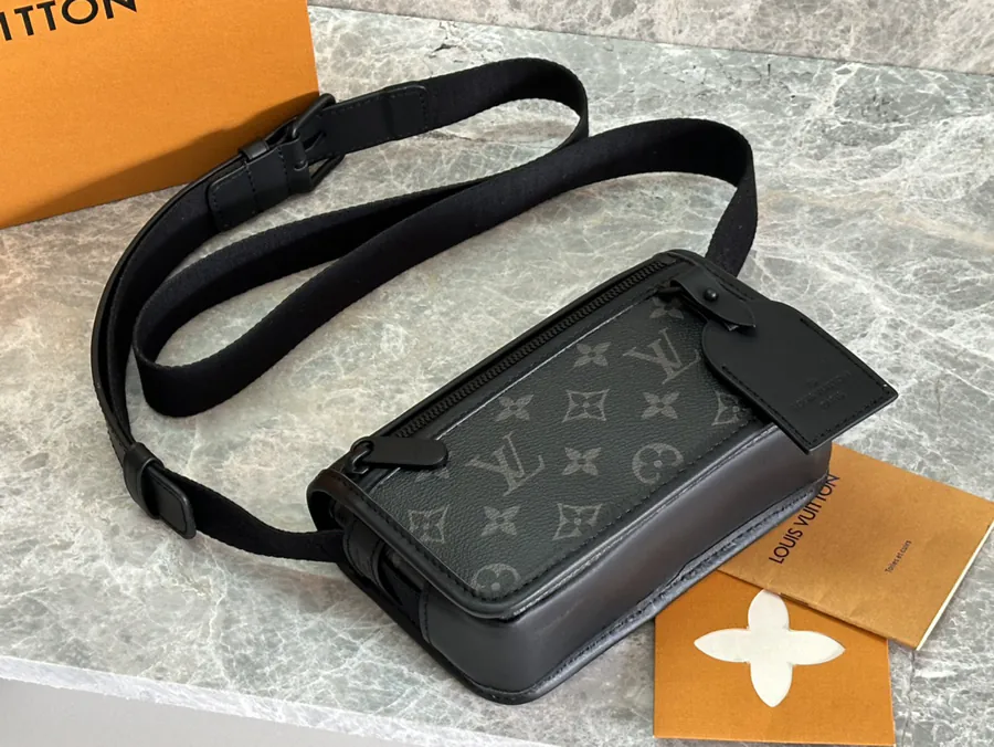 Bosphore Mini Bag Premium Original Black Flower Men's Handbag