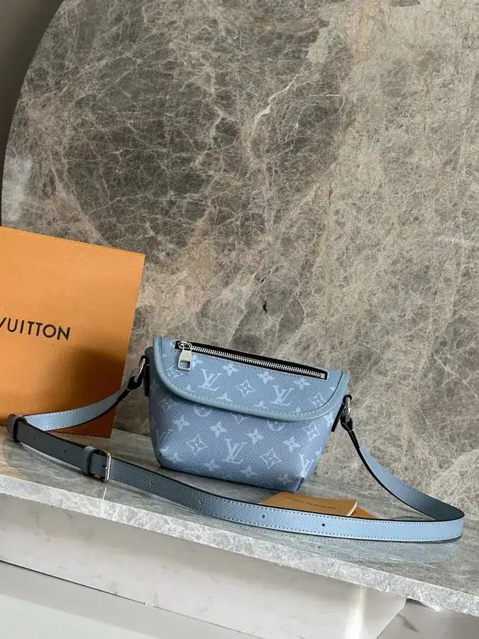 Pulse Mini Tote in Monogram Canvas and Taïga Leather