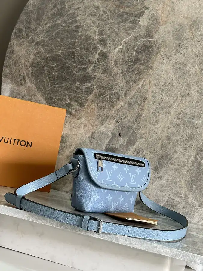 Pulse Mini Tote in Monogram Canvas and Taïga Leather