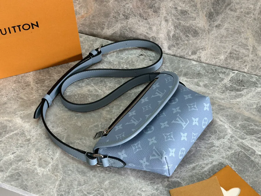 Pulse Mini Tote in Monogram Canvas and Taïga Leather
