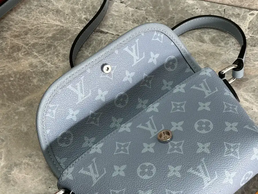 Pulse Mini Tote in Monogram Canvas and Taïga Leather
