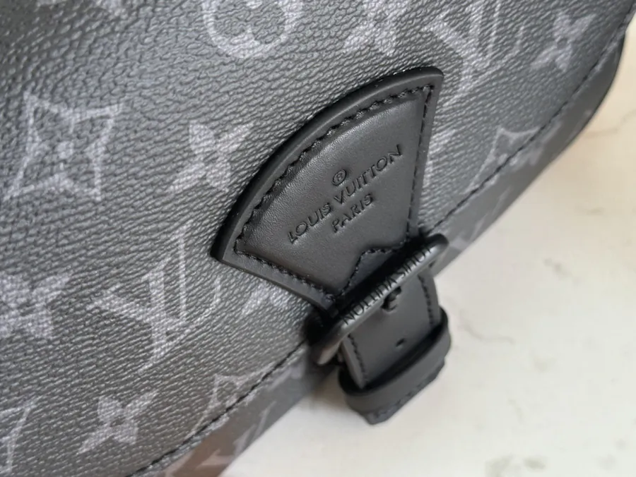 Montsouris Mini Post Bag with Leather Strap