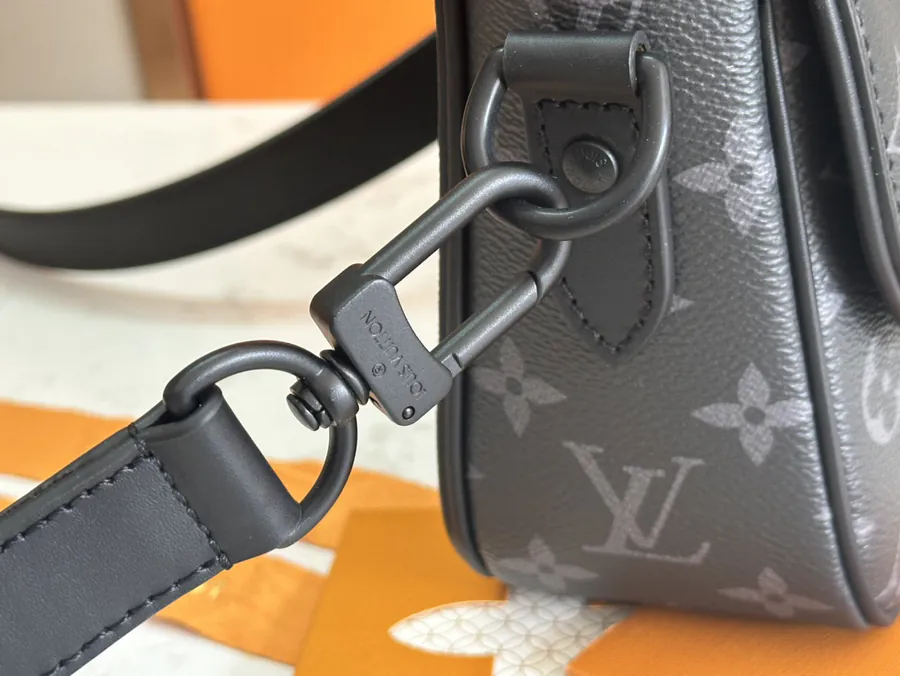 Montsouris Mini Post Bag with Leather Strap