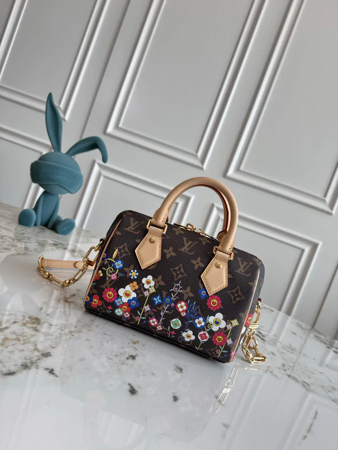Louis Vuitton Speedy Bandoulière 20 with Monogram Canvas and Leather Trim
