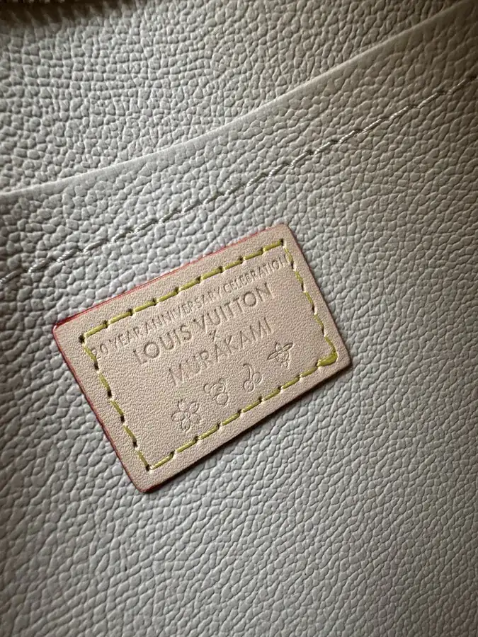 Exclusive Monogram Cosmetic Bag France Original M13746 White and Black