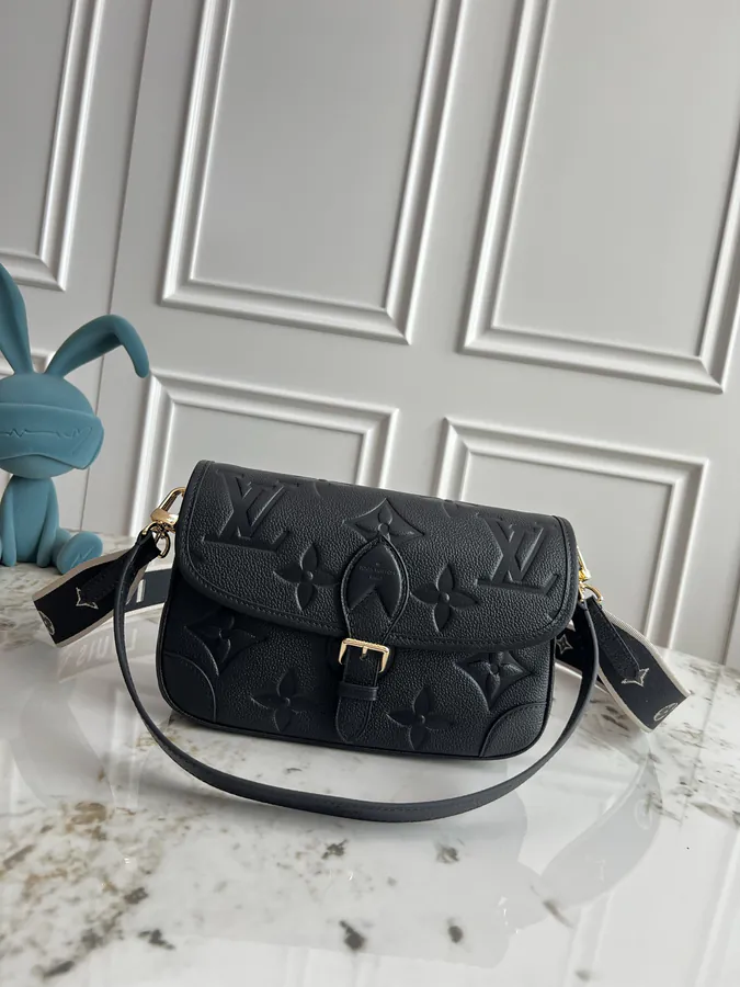 Diane Handbag Monogram Empreinte Leather