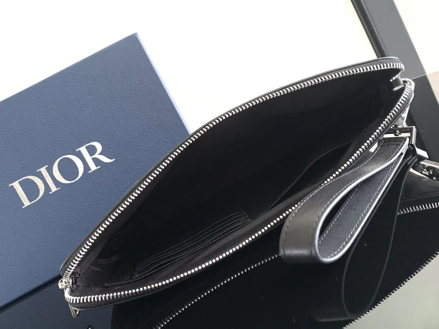 Marc Bohan A5 Handbag Elegant Minimalist Accessory with Gray Diamond Pattern Canvas