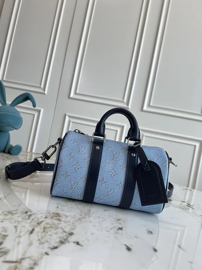 KEEALL BANDOULIÈRE 25 Handbag Semi Steel Hardware, Grained Calfskin