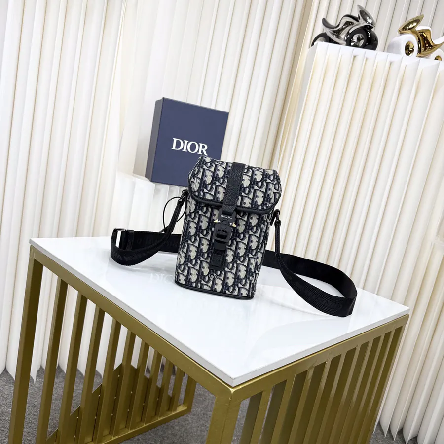 Hit The Road Mini Vertical Briefcase in Grained Calfskin
