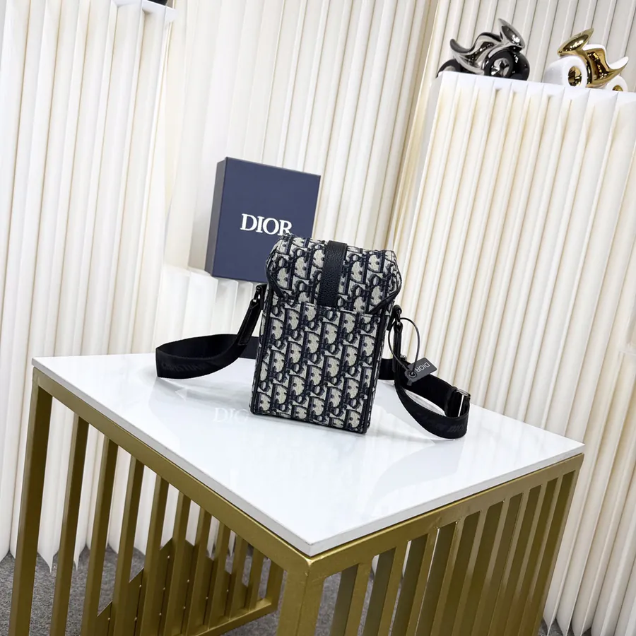 Hit The Road Mini Vertical Briefcase in Grained Calfskin