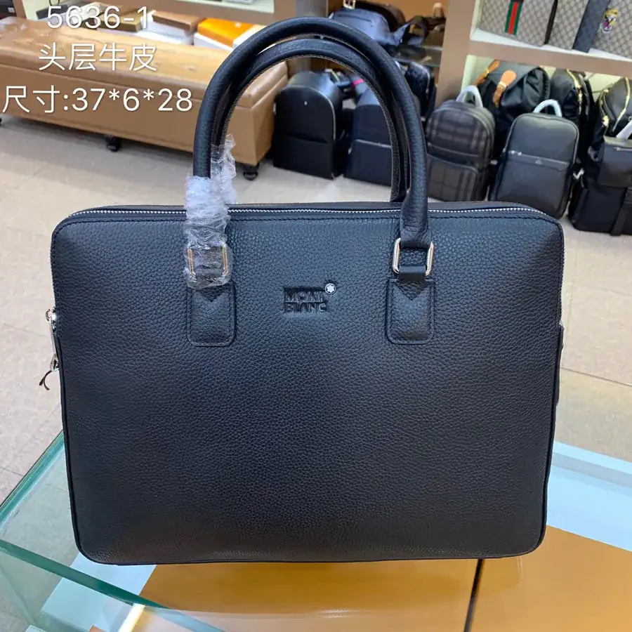 2019 Montblanc Italian Grained Calfskin Briefcase