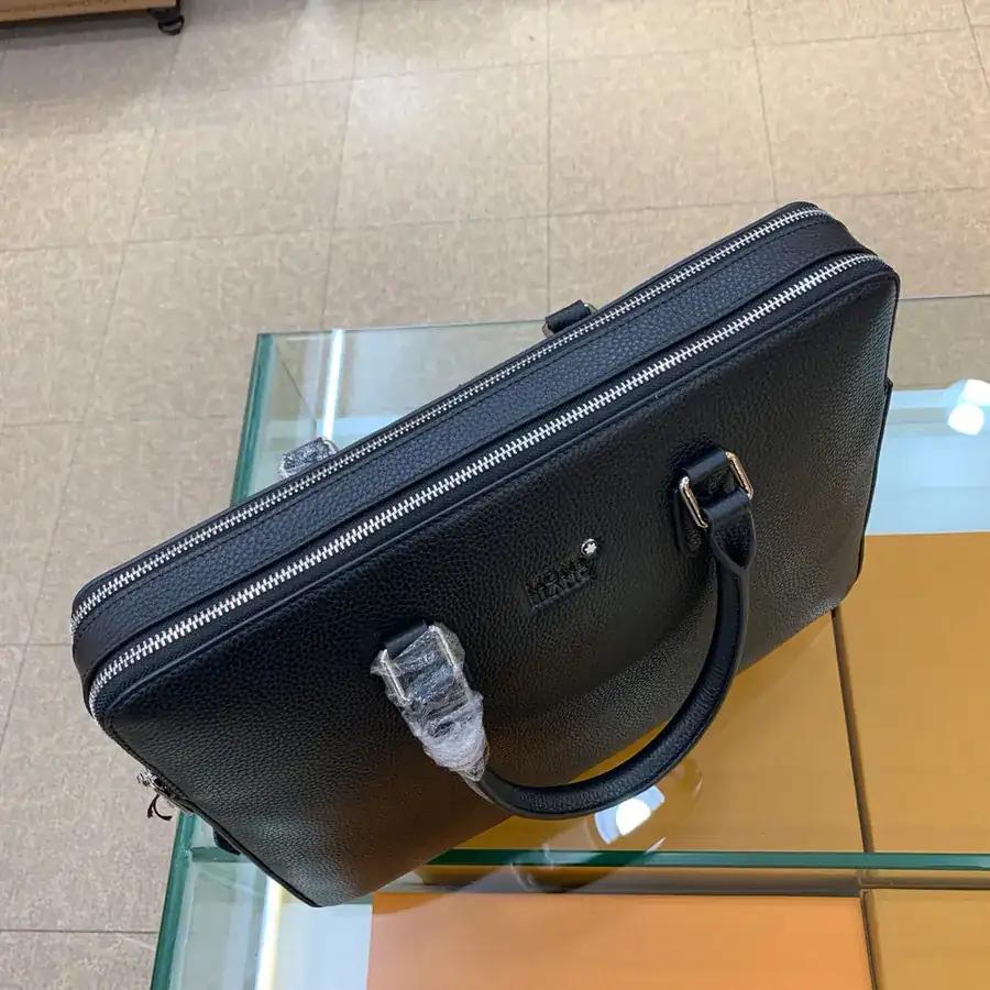 2019 Montblanc Italian Grained Calfskin Briefcase