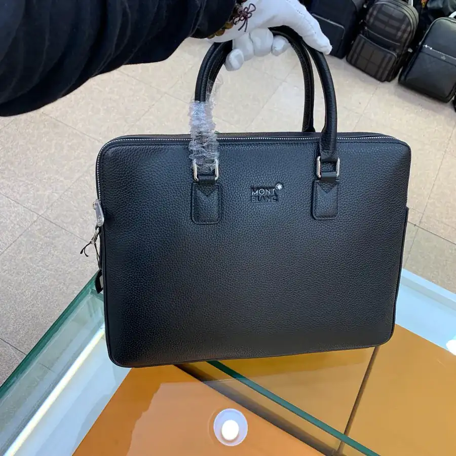 2019 Montblanc Italian Grained Calfskin Briefcase