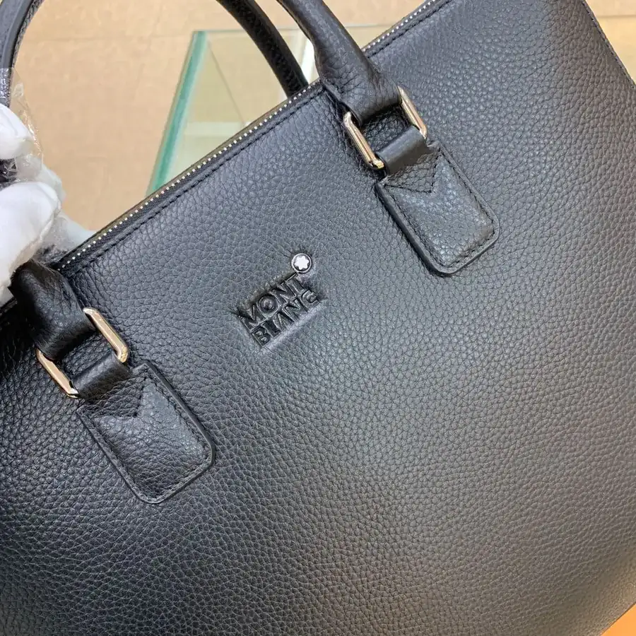 2019 Montblanc Italian Grained Calfskin Briefcase