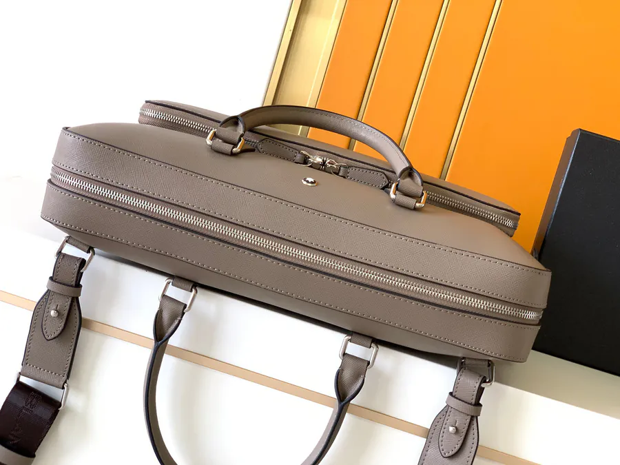 Montblanc Classic Craft Series Briefcase in Khaki