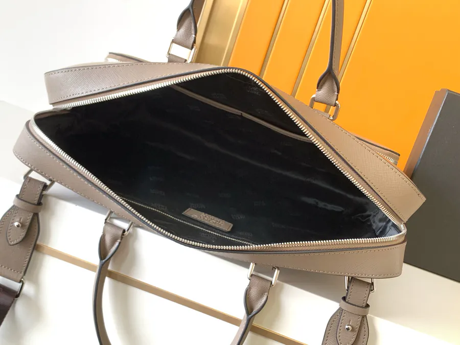Montblanc Classic Craft Series Briefcase in Khaki