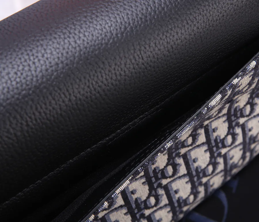 Mini Saddle Messenger Bag with DIOR Logo