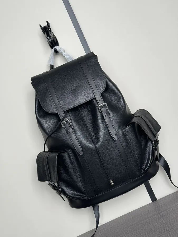 LV Premium Double Shoulder Bag 8424 6, Black