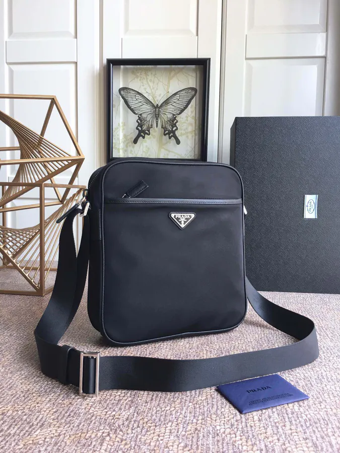 P Family New Men's Bag, 2VQ002 Black