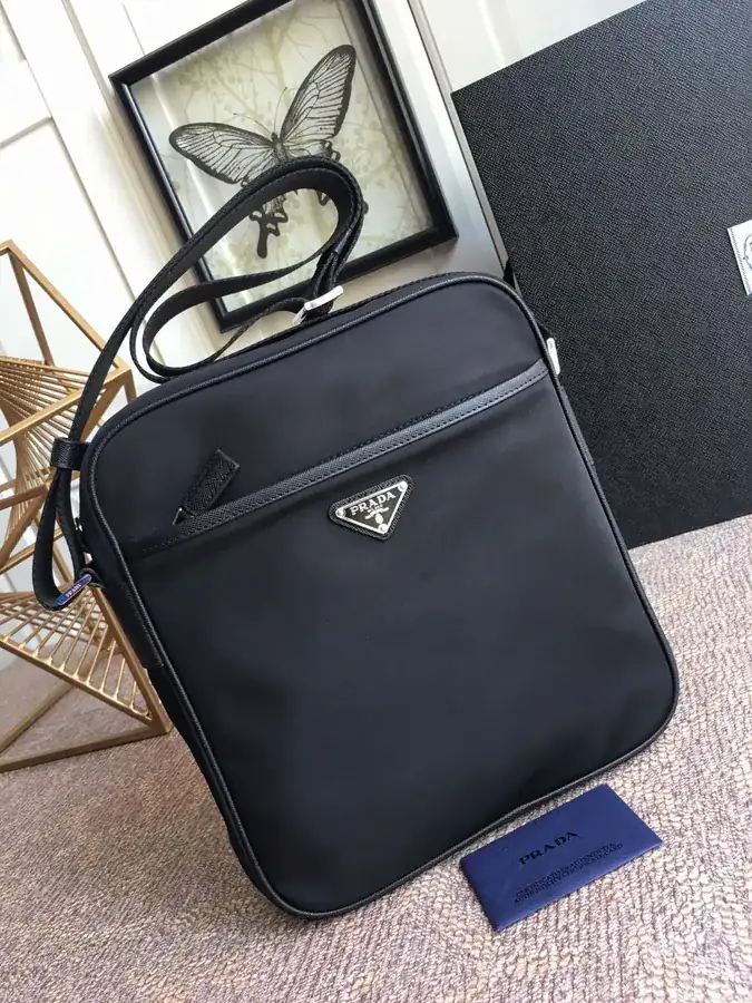 P Family New Men's Bag, 2VQ002 Black