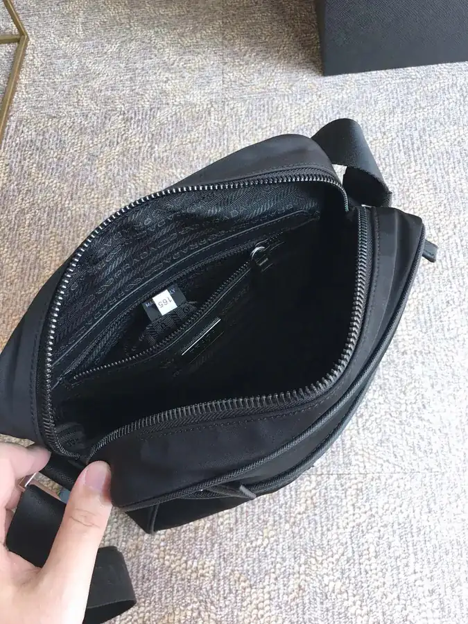 P Family New Men's Bag, 2VQ002 Black
