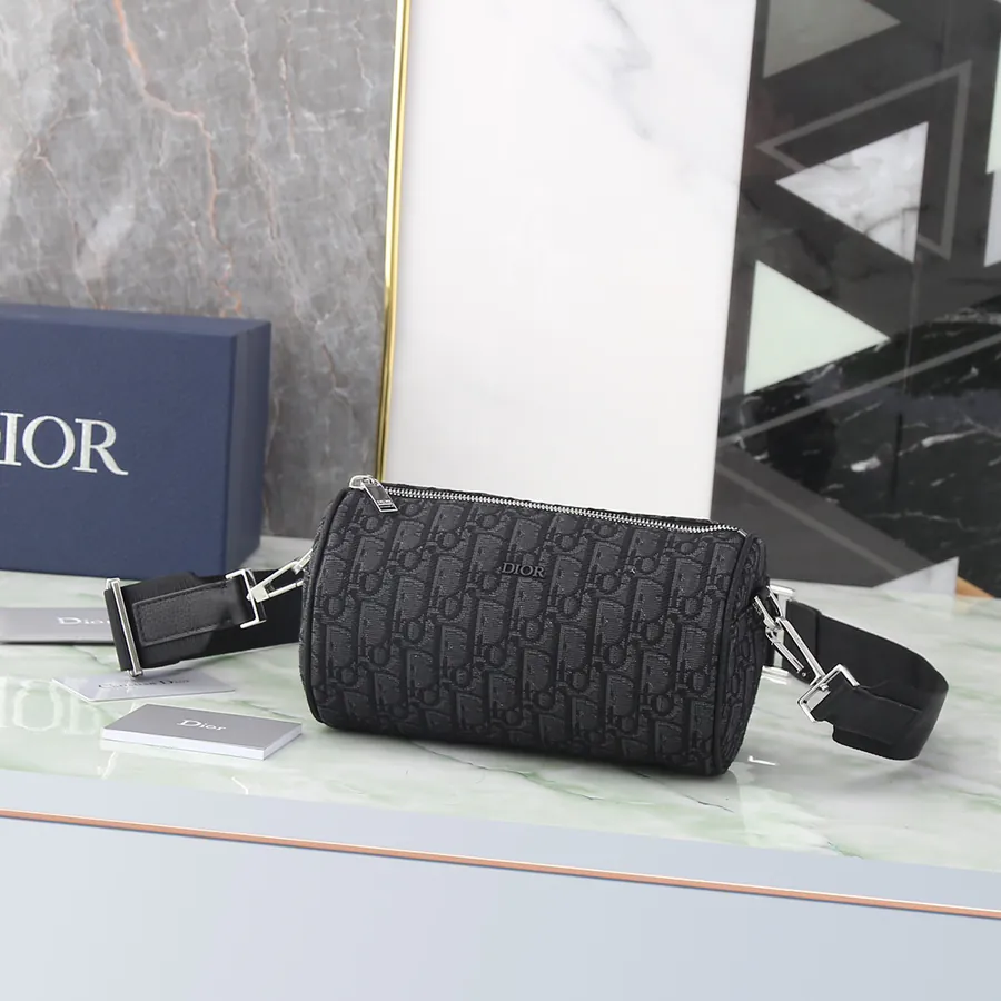 Roller Oblique Men's Shoulder Crossbody Bag with Box