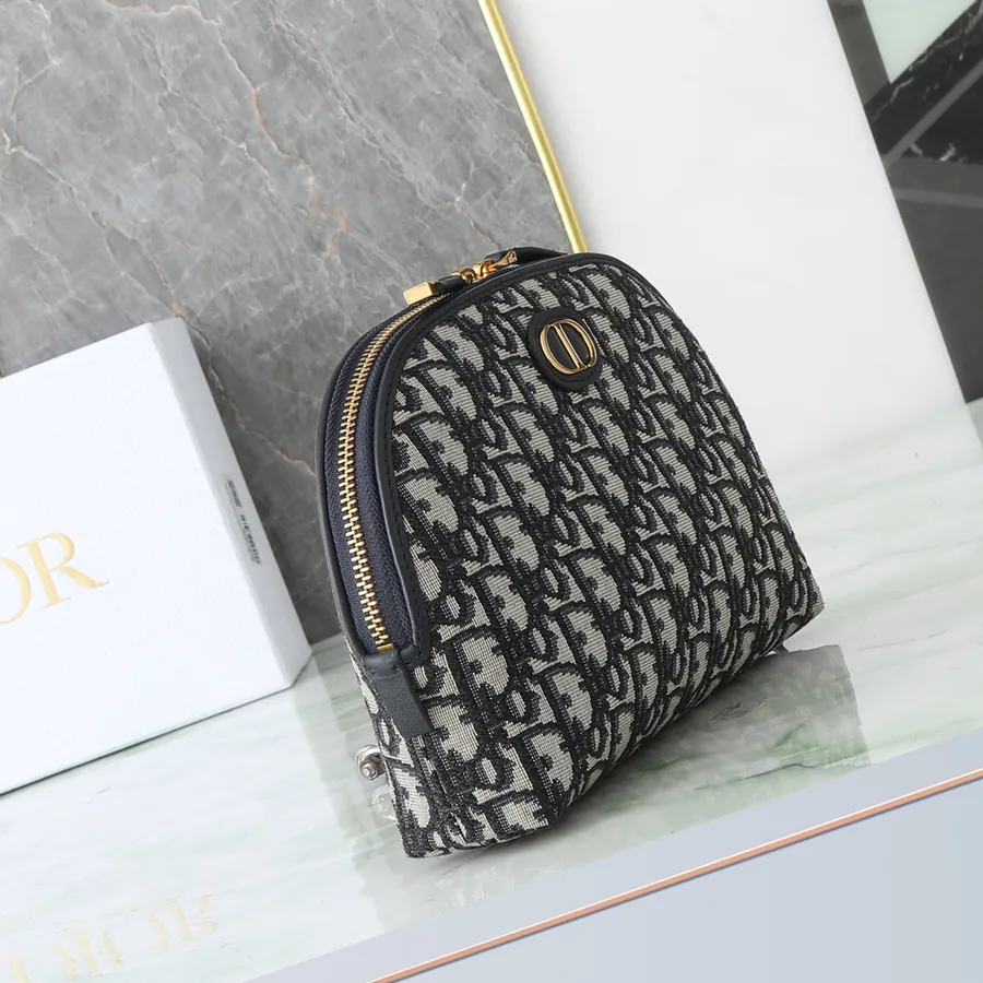 30 Montaigne Apodite Handbag with Blue Oblique Print