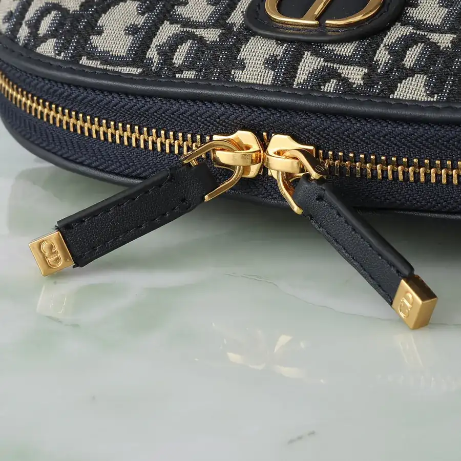 30 Montaigne Apodite Handbag with Blue Oblique Print