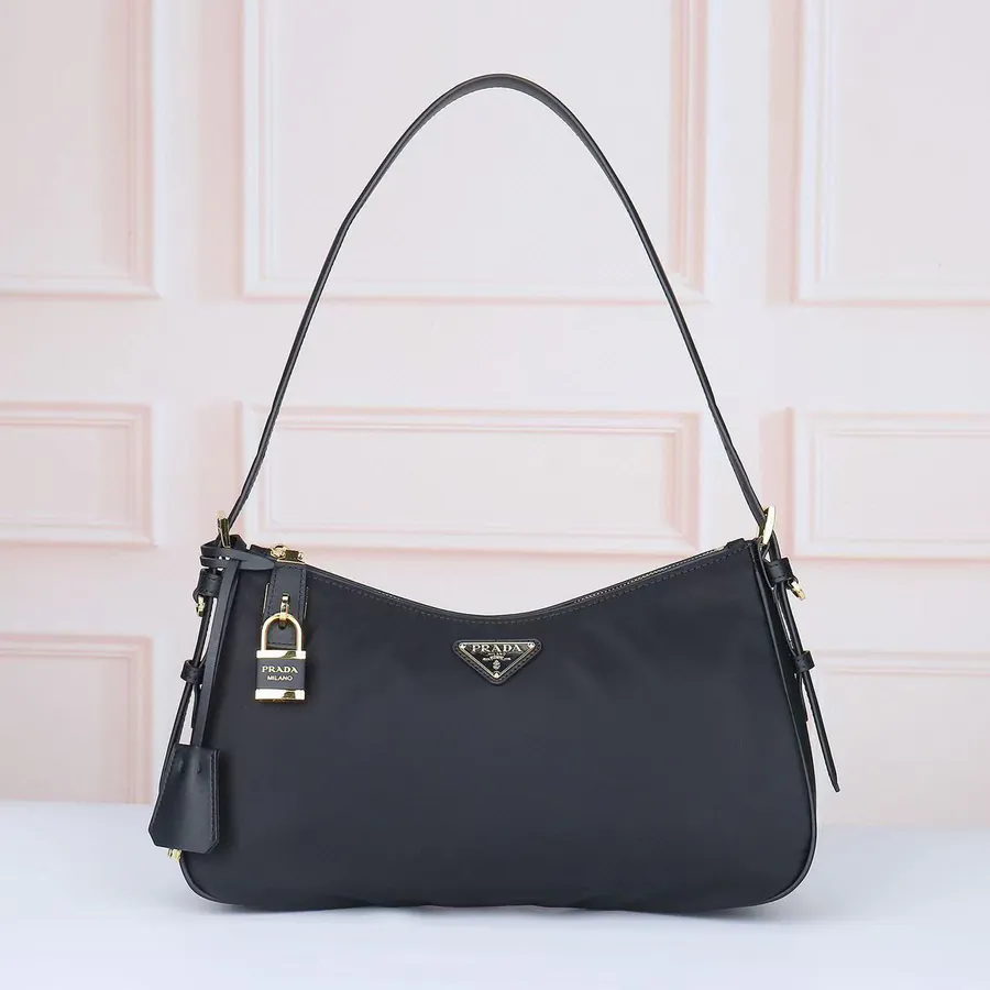 PRADA New Nylon Lock Handle Tote