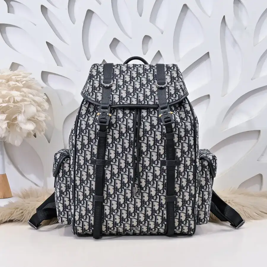 Hit The Road Flip Cover Backpack with Oblique Print