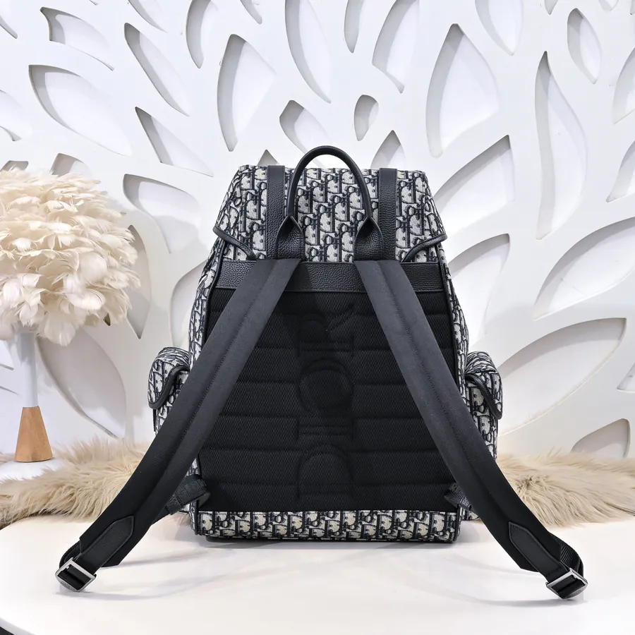 Hit The Road Flip Cover Backpack with Oblique Print