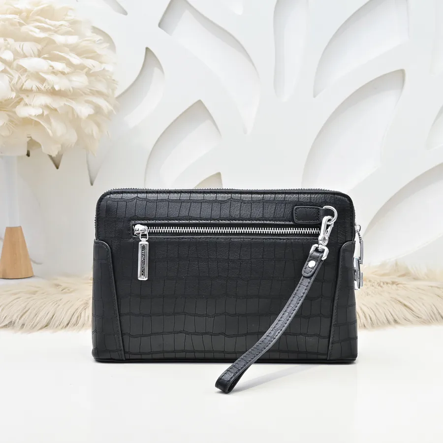 Stefano Ricci Men's Latest Handbag Premium Calfskin, Elegant Hardware