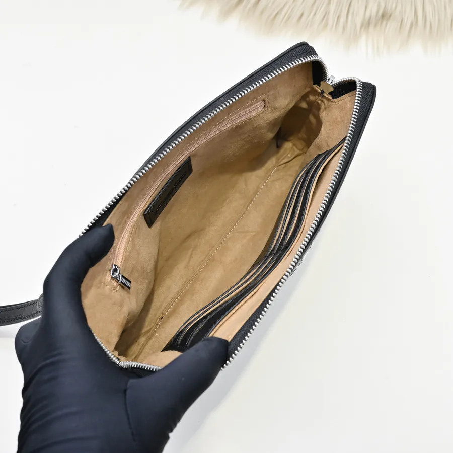 Stefano Ricci Men's Latest Handbag Premium Calfskin, Elegant Hardware