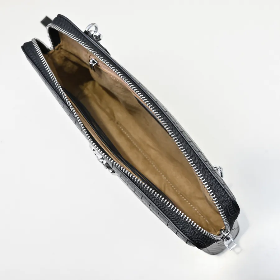Stefano Ricci Men's Latest Handbag Premium Calfskin, Elegant Hardware