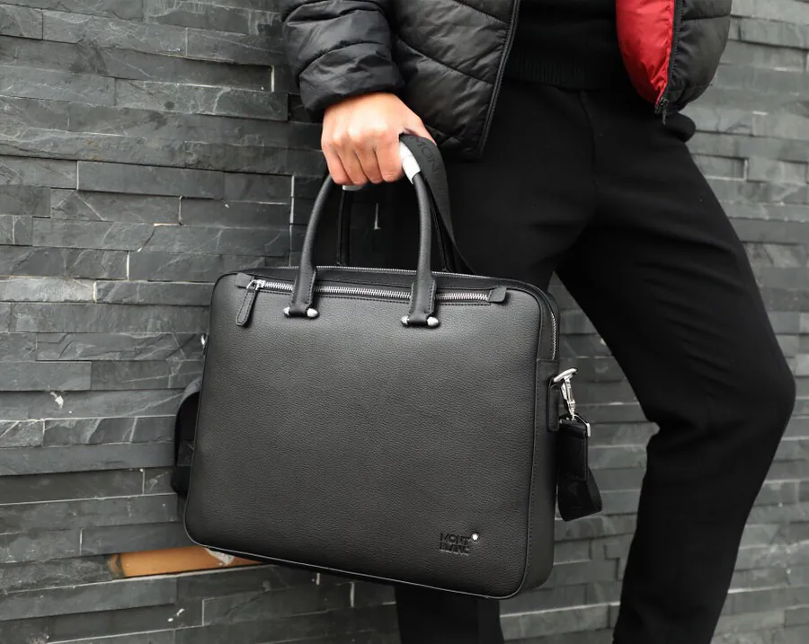 Original Leather M&M Handbag, Unique Style
