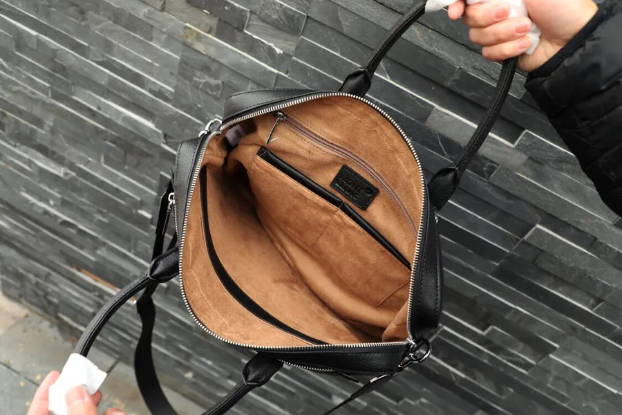 Original Leather M&M Handbag, Unique Style