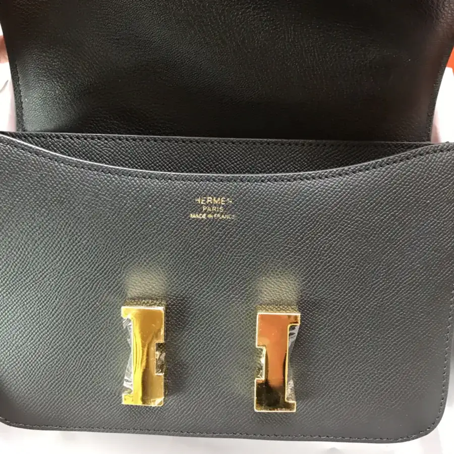 Constance 23cm Bucket Bag with Gold and Silver Buckles