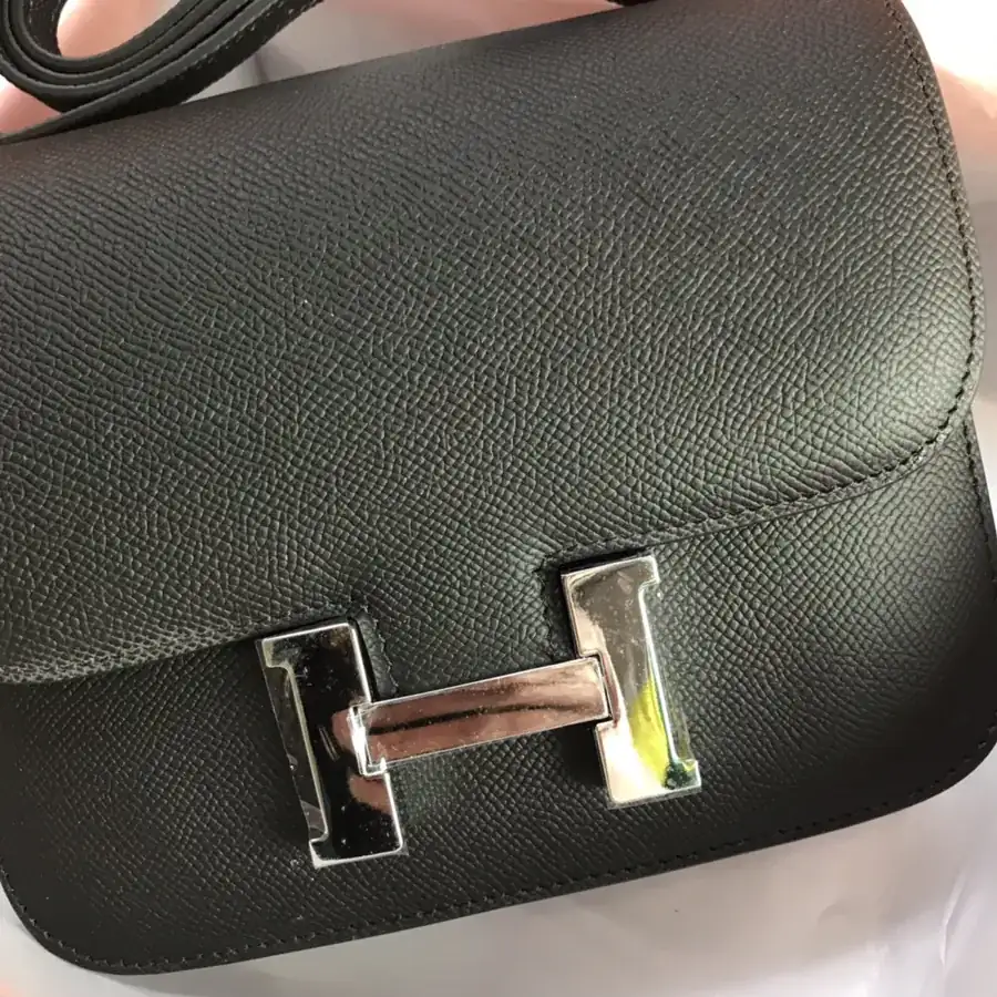Constance 19cm Bucket Bag with Gold and Silver Buckles