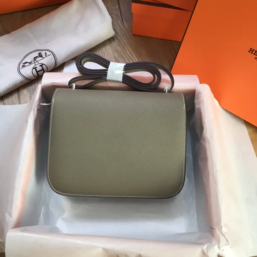 Constance 19cm Bucket Bag with Gold and Silver Buckles