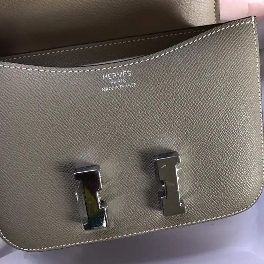 Constance 19cm Bucket Bag with Gold and Silver Buckles