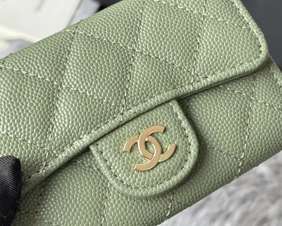 Chane New Fishnet Grain Calfskin Waist Bag