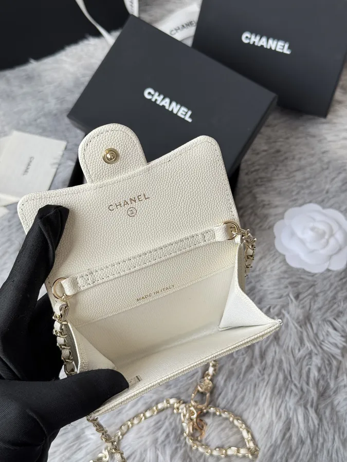 Chane New Fish子酱 Ball Calfskin Waist Bag