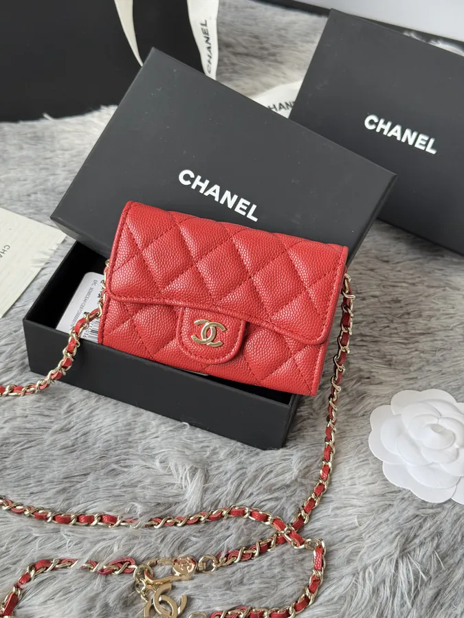 Chane New Fish子酱 Ball Calfskin Waist Bag