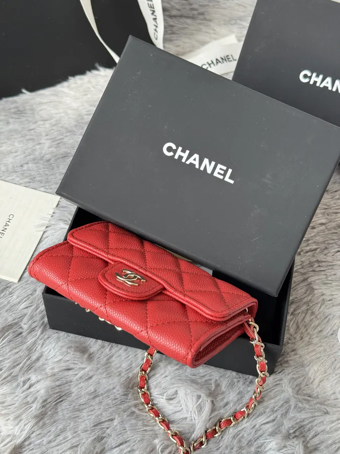 Chane New Fish子酱 Ball Calfskin Waist Bag