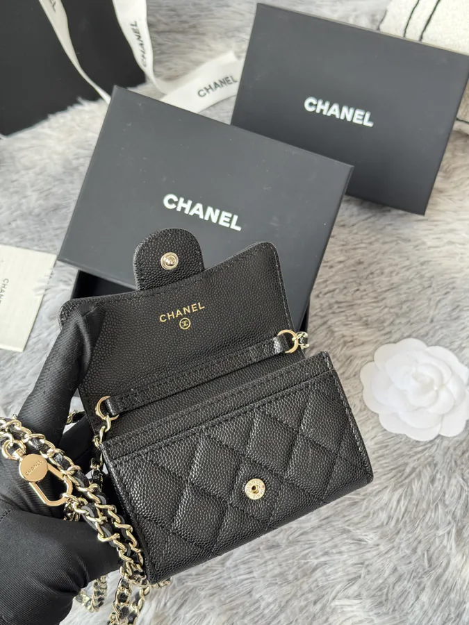 Chane New Fish子酱 Ball Calfskin Waist Bag