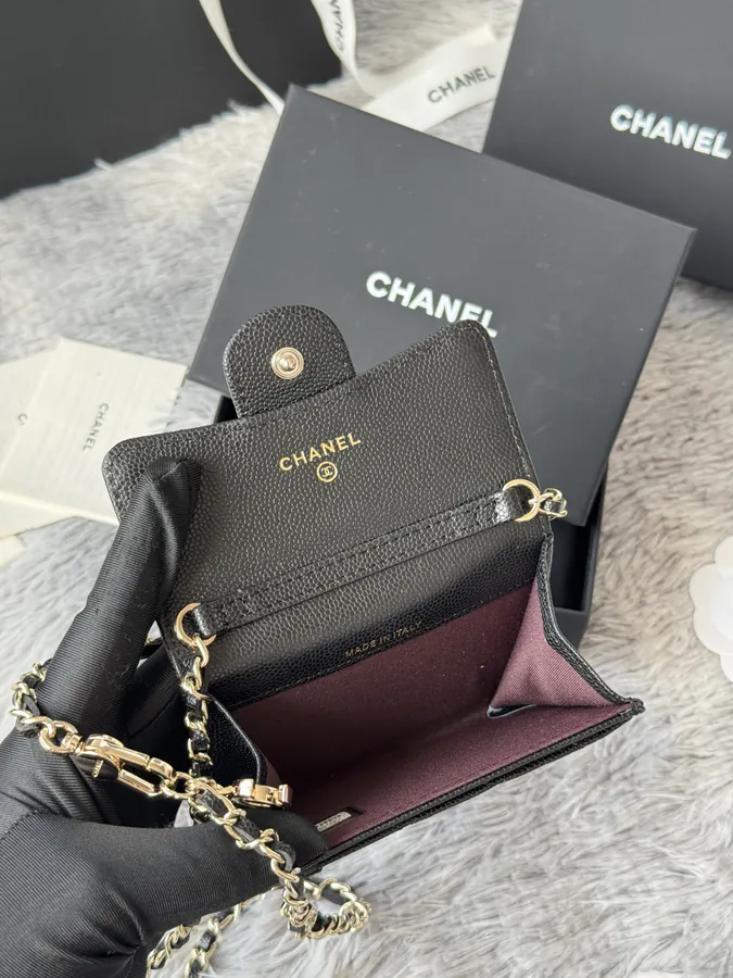 Chane New Fish子酱 Ball Calfskin Waist Bag