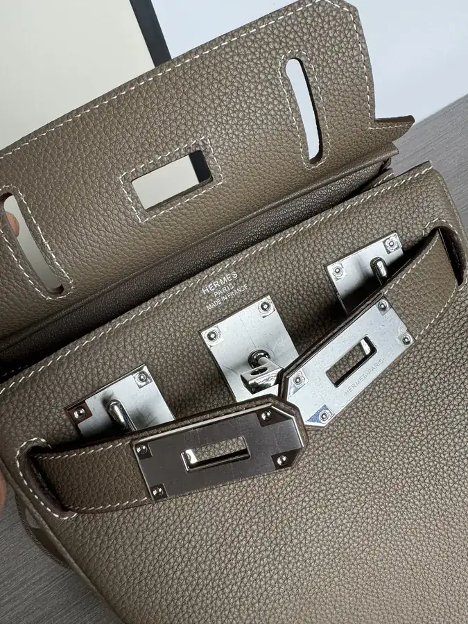 2024 New Style Hermes Full Steel Full Leather Chest Bag