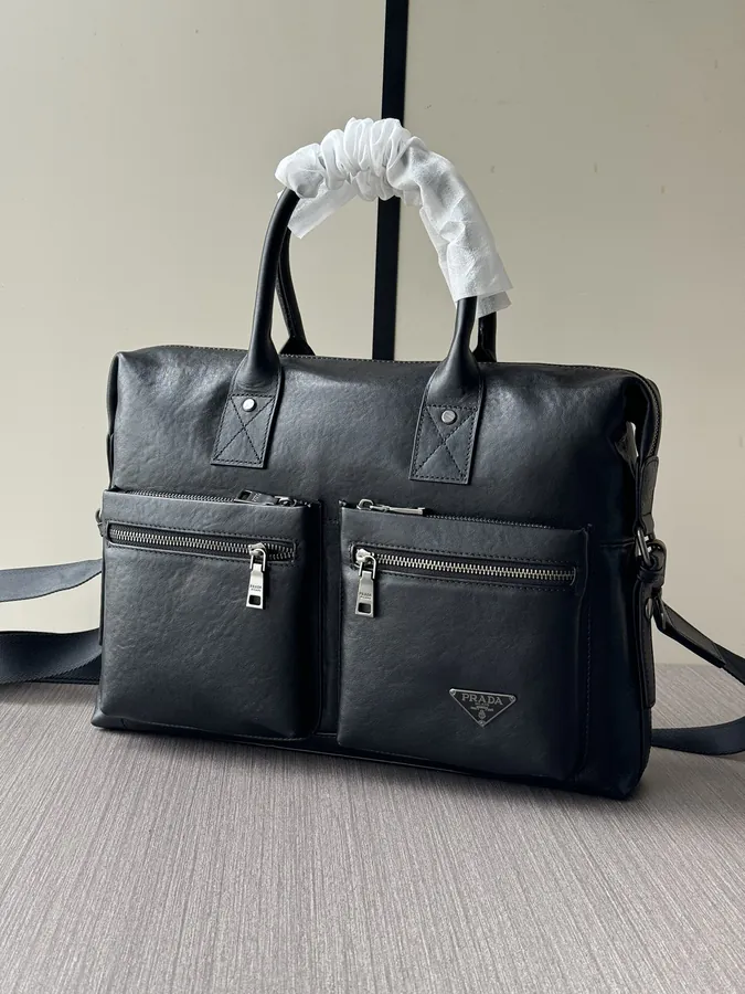 Prada 2024 Premium Briefcase with High End Design